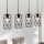 Eglo - Viseća lampa 4xE27/60W/230V