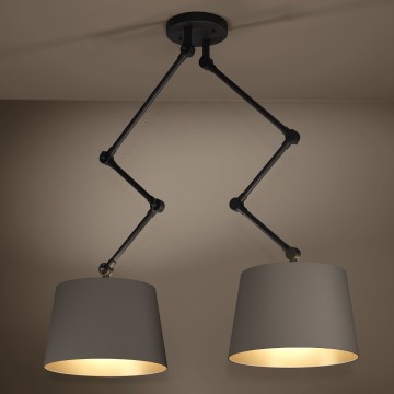 Eglo - Viseći luster 2xE27/40W/230V braon