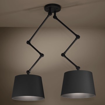 Eglo - Viseći luster 2xE27/40W/230V crno