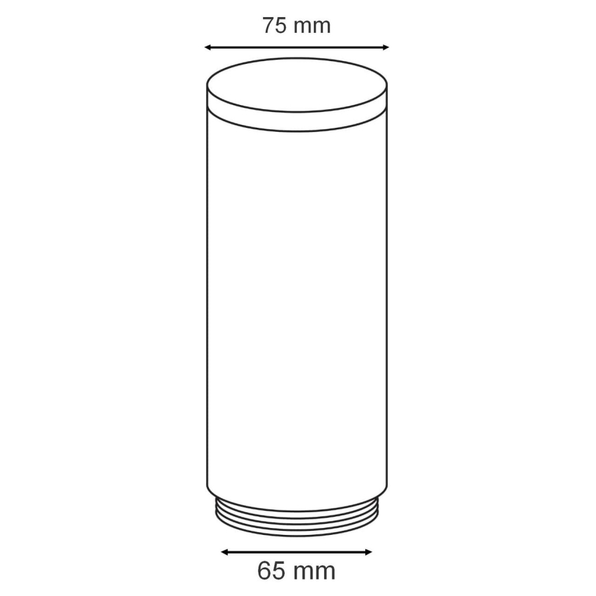Eglo - Zamenski abažur za spoljnu lampu HELSINKI pr. 7,5 cm