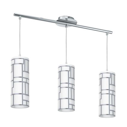 Eglo - Zamensko staklo za luster i lampu BAYMAN bela/krom