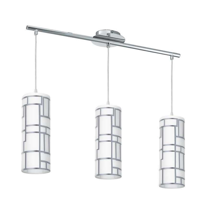 Eglo - Zamensko staklo za luster i lampu BAYMAN bela/krom