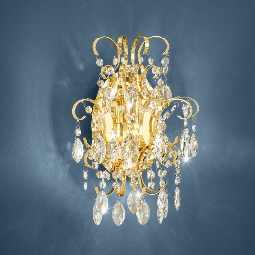 Eglo - Zidna lampa 1xE14/25W/230V zlatna
