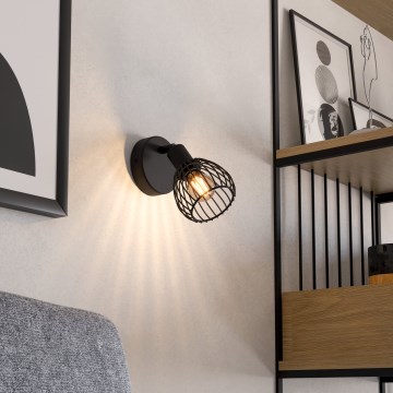 Eglo - Zidna lampa 1xE14/40W/230V crno