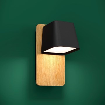Eglo - Zidna lampa 1xE27/40W/230V crno/braon