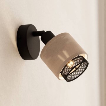 Eglo - Zidna reflektorska lampa 1xE14/40W/230V crno/bež
