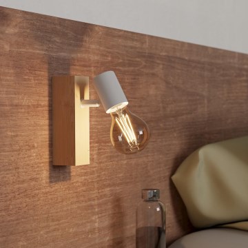 Eglo - Zidna reflektorska lampa TOWNSHEND 1xE27/10W/230V - FSC sertifikovano