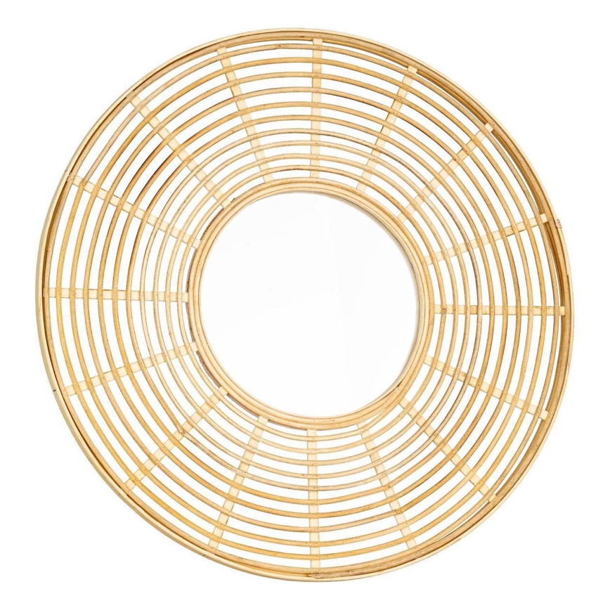 Eglo - Zidno ogledalo pr. 55 cm bambus