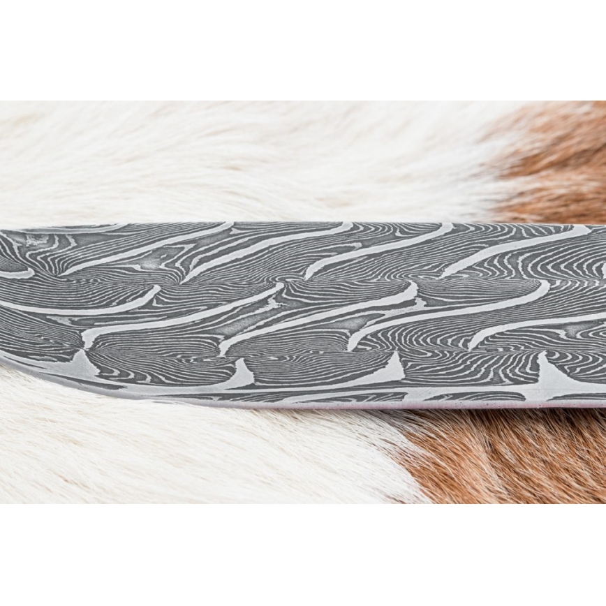 Ekskluzivan damaskuski nož 15 cm mamutski kel