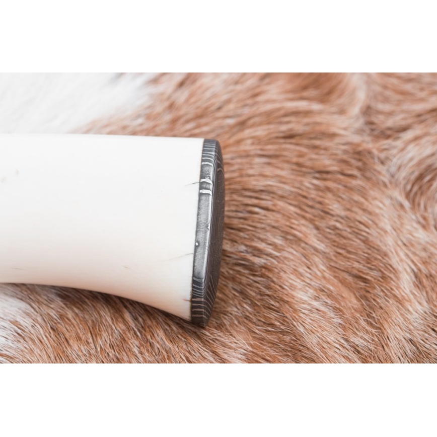 Ekskluzivan damaskuski nož 15 cm mamutski kel