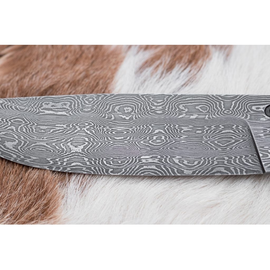 Ekskluzivni damaščanski nož 13 cm kesten