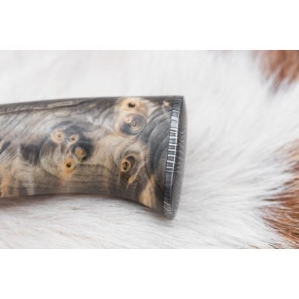 Ekskluzivni damaščanski nož 13 cm kesten