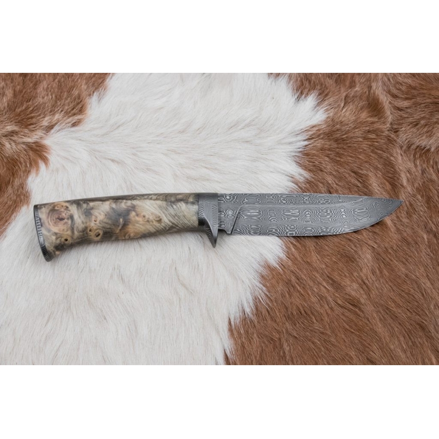 Ekskluzivni damask nož 13 cm kesten