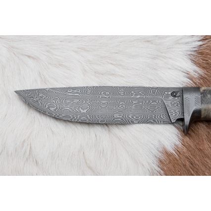 Ekskluzivni damask nož 13 cm kesten