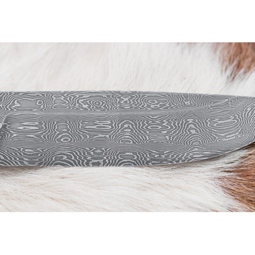 Ekskluzivni damask nož 13 cm kesten