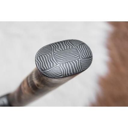Ekskluzivni damask nož 13 cm kesten