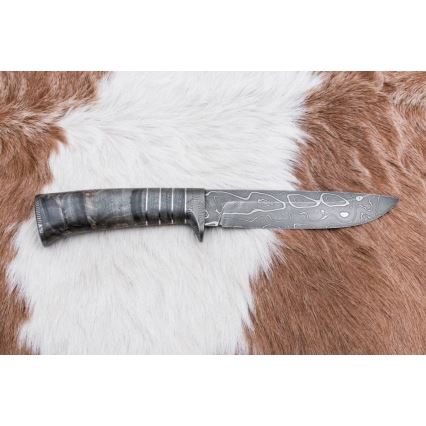 Ekskluzivni damask nož 14 cm jasen