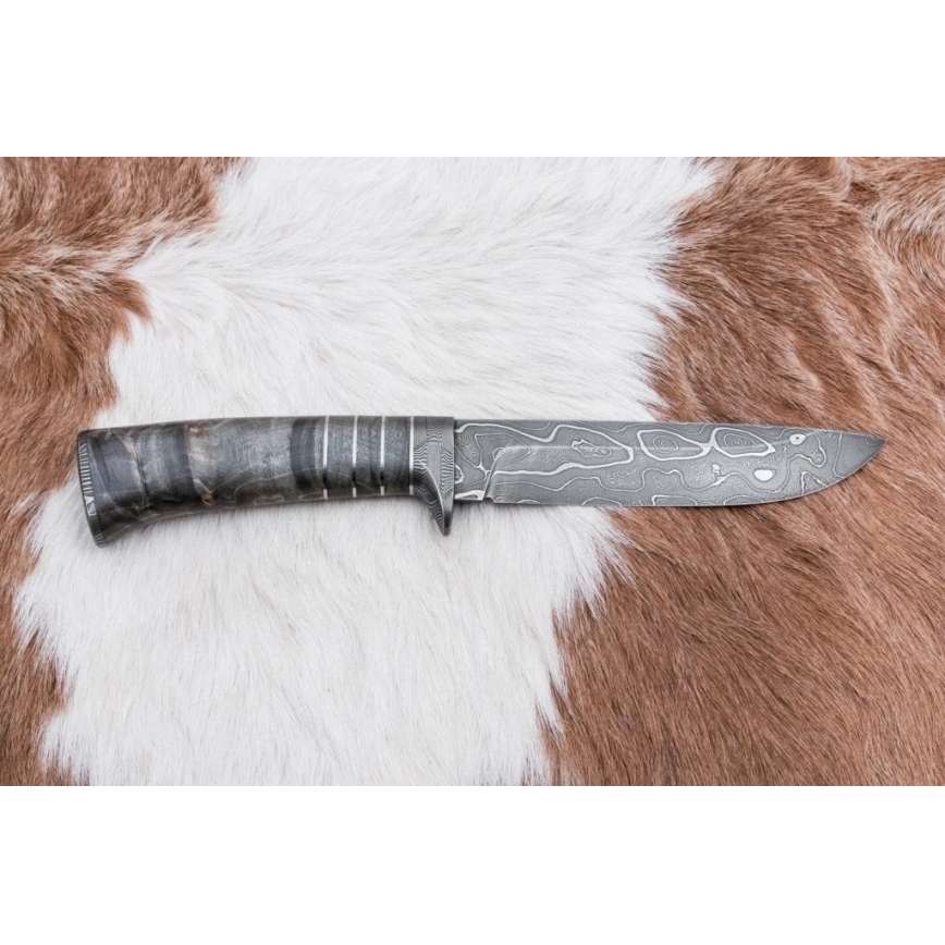 Ekskluzivni damask nož 14 cm jasen