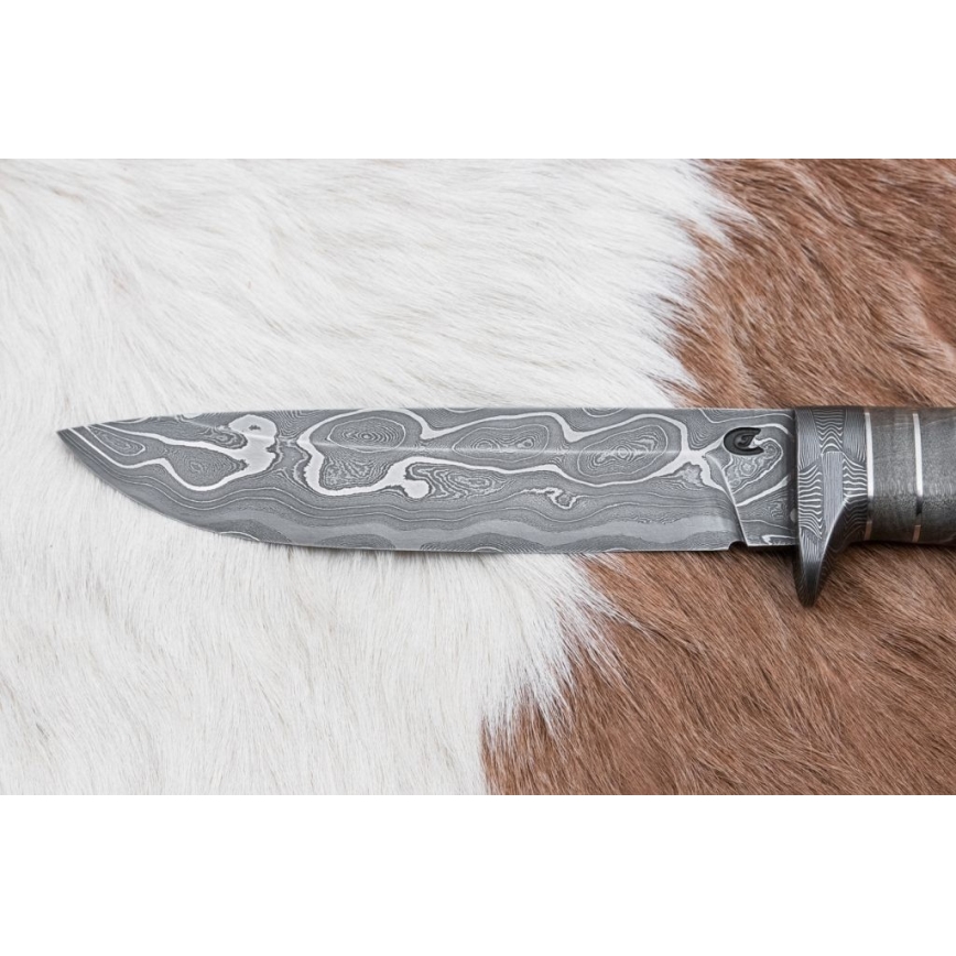 Ekskluzivni damask nož 14 cm jasen