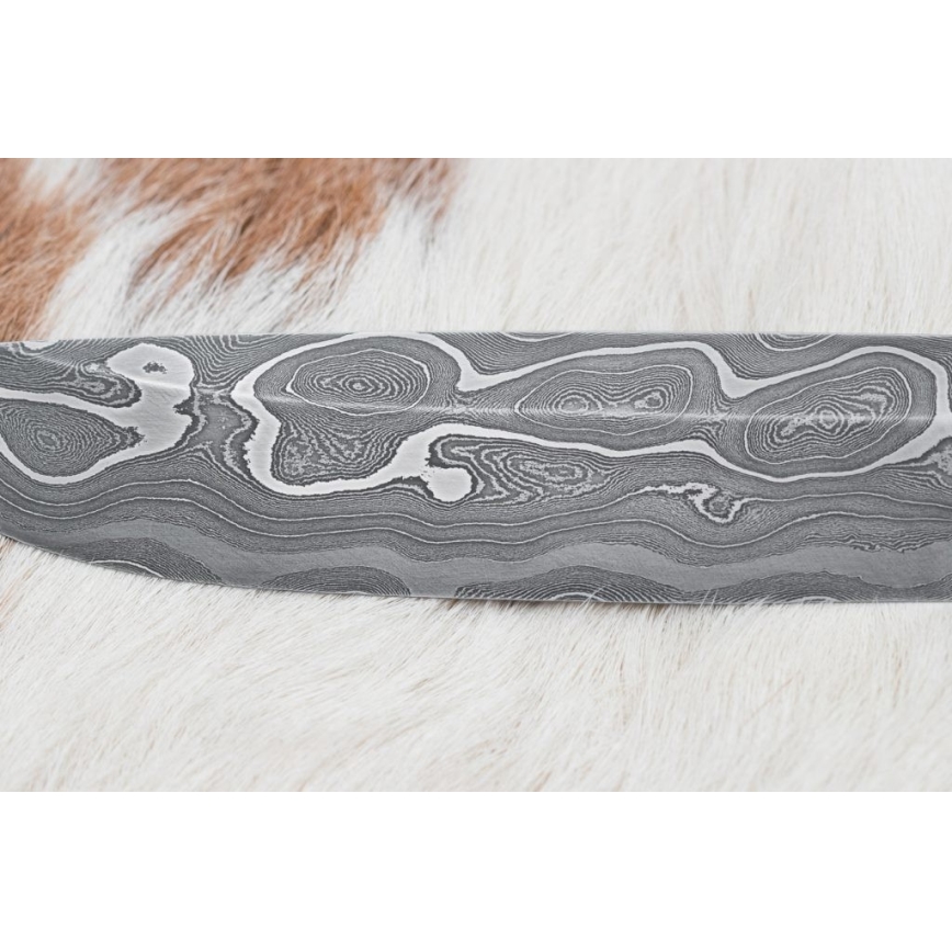 Ekskluzivni damask nož 14 cm jasen