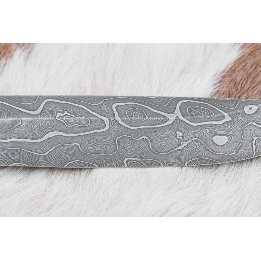 Ekskluzivni damask nož 14 cm jasen