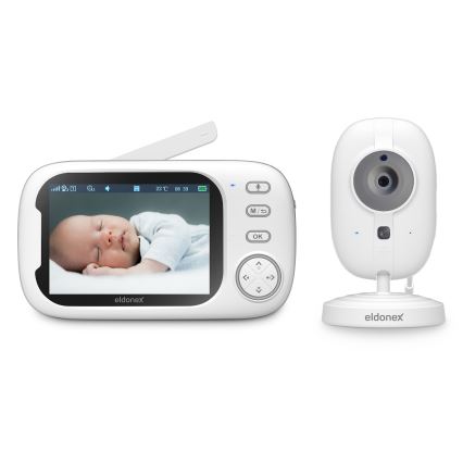 ELDONEX EBM-1010-WH - Monitor za bebe 5V/2000 mAh