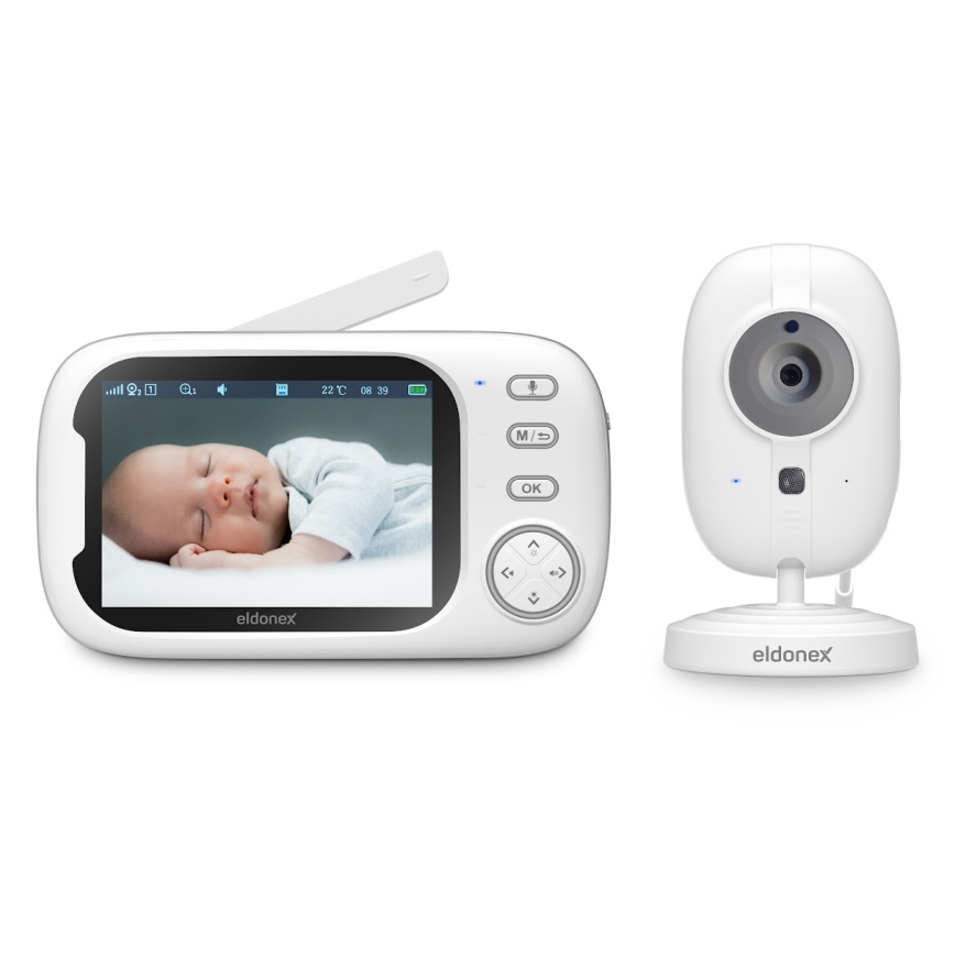 ELDONEX EBM-1010-WH - Monitor za bebe 5V/2000 mAh