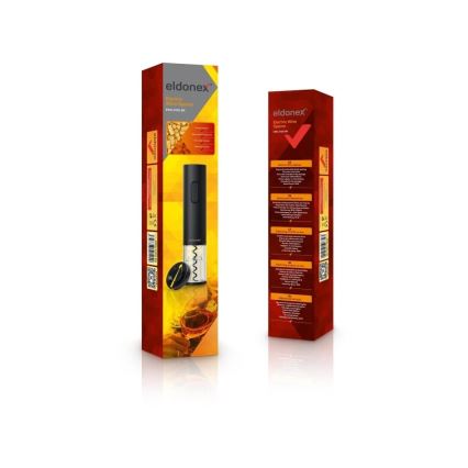 ELDONEX EWO-2100-BK - Električni otvarač za flaše 4xAA crno