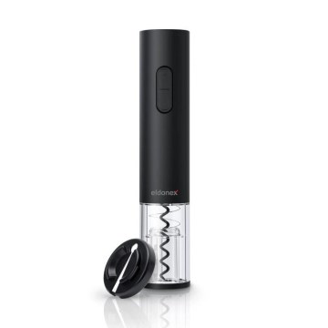 ELDONEX EWO-2100-BK - Električni otvarač za vino 4xAA crni