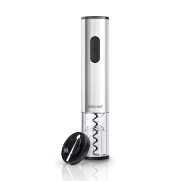 ELDONEX EWO-2200-SL - Električni otvarač za vino 4xAA mat hrom