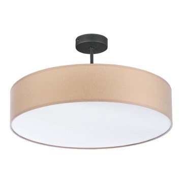 Elegantni luster na štapu RONDO 4xE27/15W/230V, prečnika 60 cm, bež