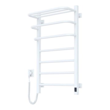 Električni kupatilski radijator sa termostatom FORTIS 350W/230V 80,6 cm IP44 beo levi pravougaoni