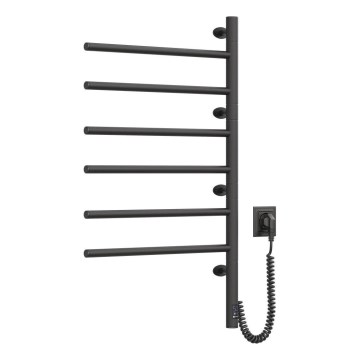 Električni okretni sušač peškira sa termostatom ARABESQUE 196W/230V 81,8 cm IP44 crna