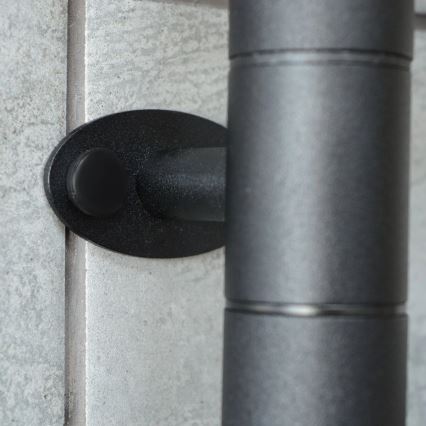 Električni rotirajući sušač za peškire sa termostatom ARABESQUE 150W/230V 64,6 cm IP44 crna