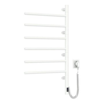 Električni rotirajući sušač za peškire sa termostatom ARABESQUE 196W/230V 81,8 cm IP44 bela