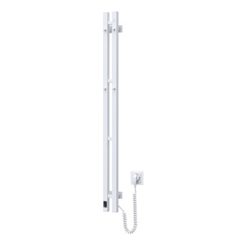 Električni sušač peškira sa termostatom SILOUETTE 187W/230V 120,6 cm IP44, beli, desni, četvrtasti
