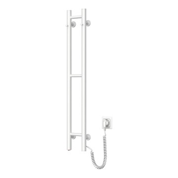Električni sušač peškira SILOUETTE 187W/230V 101,1 cm IP44, beli, desni, okrugli