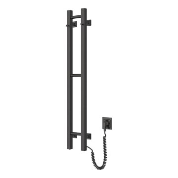 Električni sušač peškira SILOUETTE 187W/230V 101,1 cm IP44 crni, desni, uglast