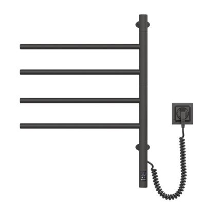 Električno okretno sušilo za peškire sa termostatom ARABESQUE 150W/230V 64,6 cm IP44 crno