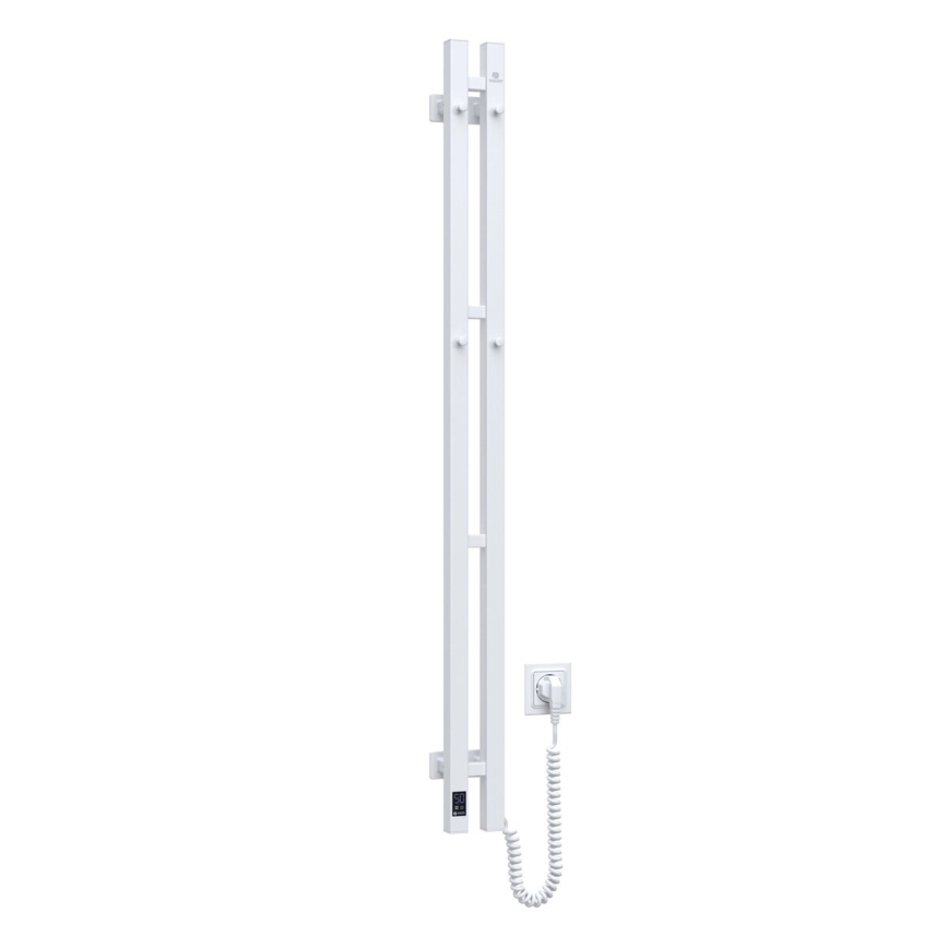 Električno sušilo za peškire sa termostatom SILOUETTE 187W/230V 120,6 cm IP44 bela desna uglast