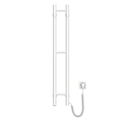 Električno sušilo za peškire SILOUETTE 187W/230V 101,1 cm IP44 bela desna okrugli