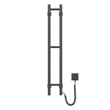 Električno sušilo za peškire SILOUETTE 187W/230V 101,1 cm IP44 crno desna uglast