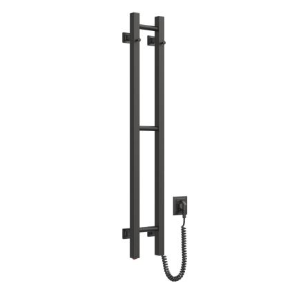 Električno sušilo za peškire SILOUETTE 187W/230V 101,1 cm IP44 crno desna uglast