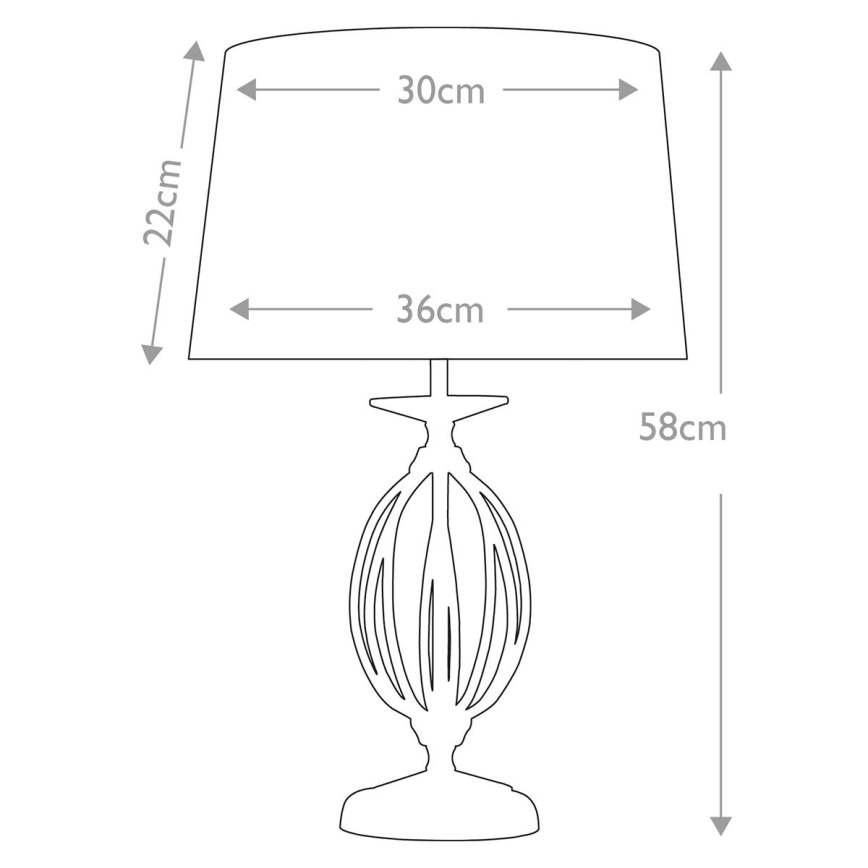Elstead - Stona lampa AEGEAN 1xE27/60W/230V zlatna