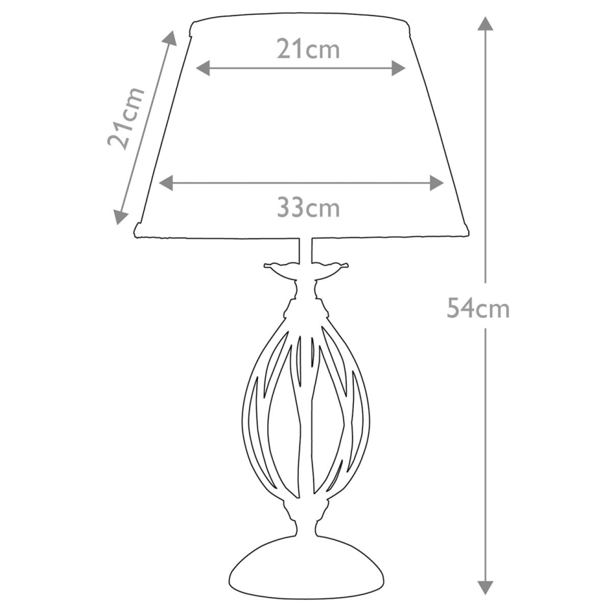 Elstead - Stona lampa ARTISAN 1xE27/60W/230V bronzana