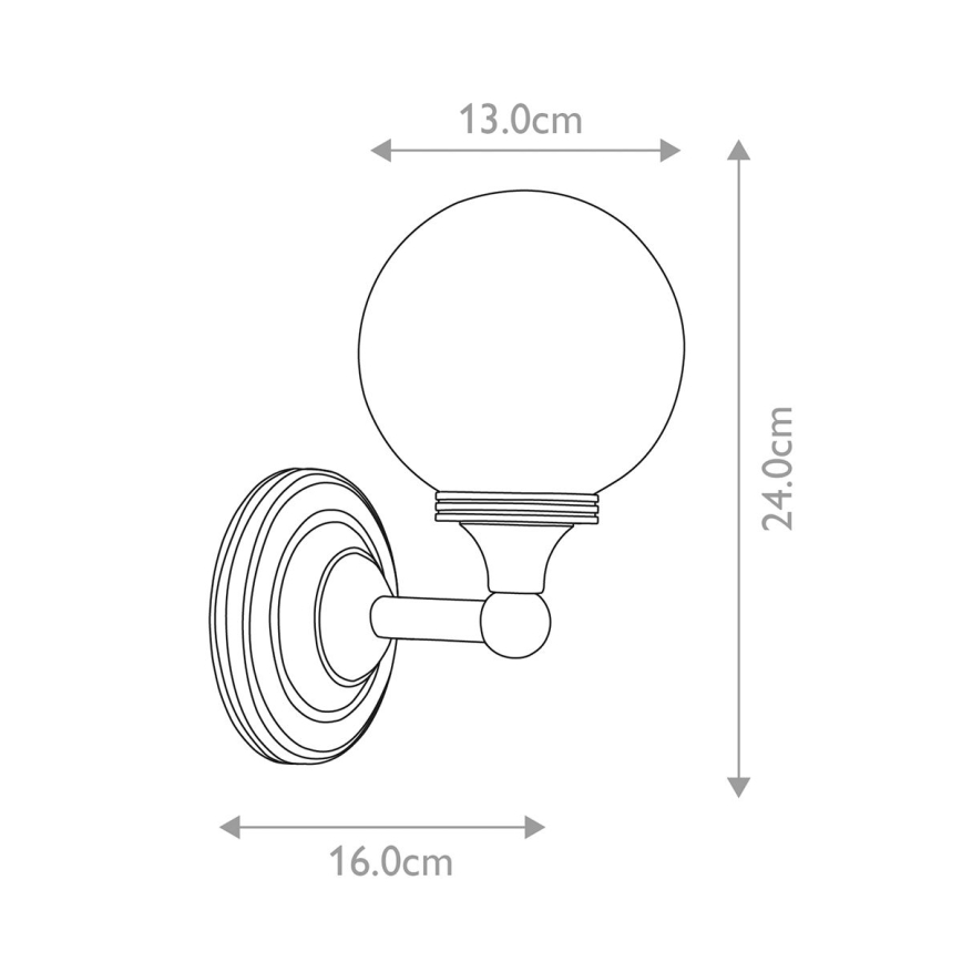 Elstead - LED Zidna lampa za kupatilo AUSTEN 1xG9/3W/230V IP44