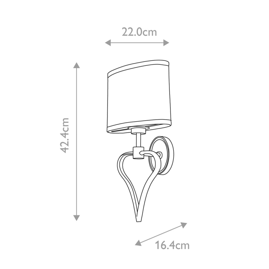 Elstead - LED Zidna lampa za kupatilo FALMOUTH 1xG9/3W/230V + LED/1W IP44
