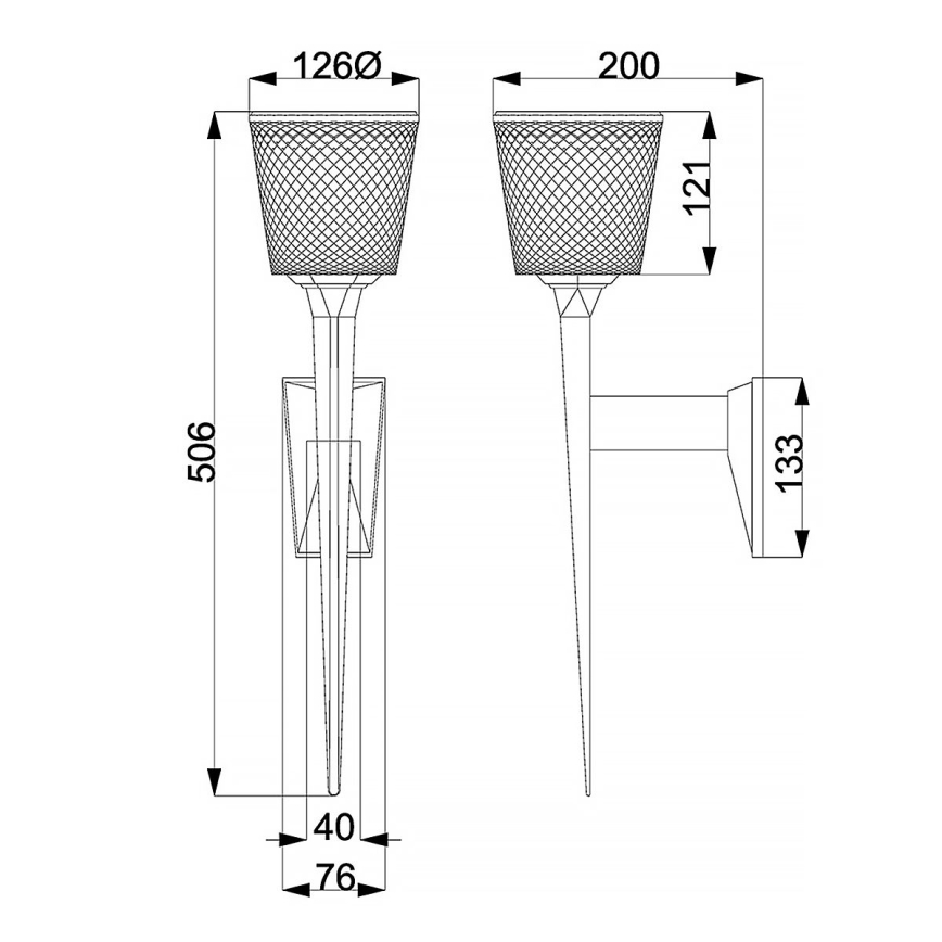 Elstead - LED Zidna lampa za kupatilo VERITY 1xG9/3W/230V IP44