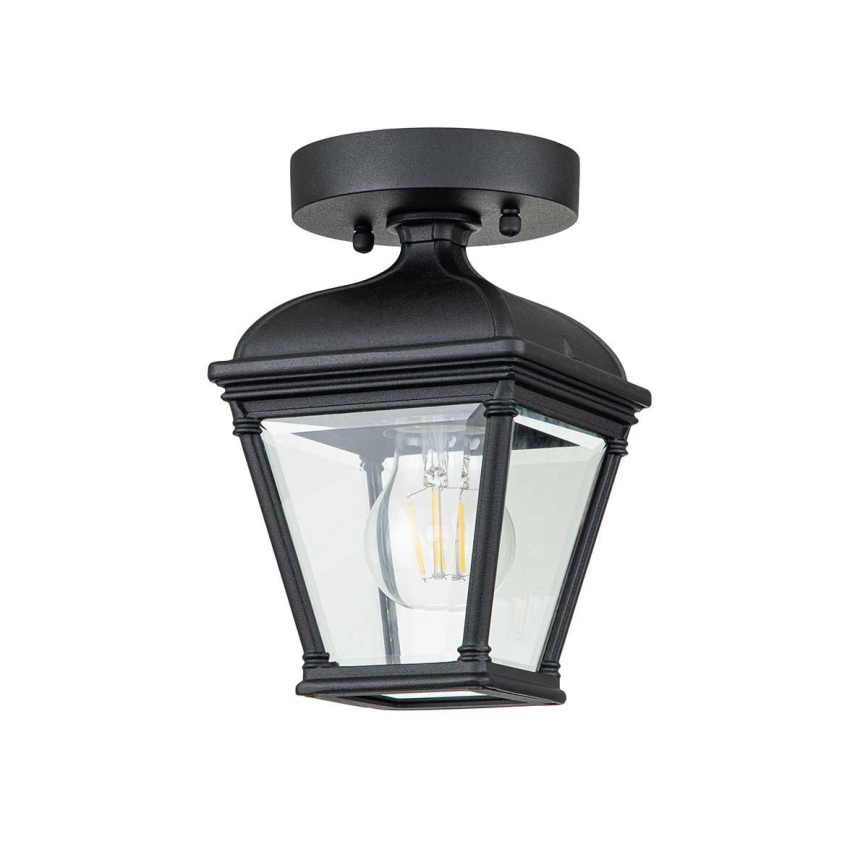Elstead - Spoljašnje plafonsko svetlo BAYVIEW 1xE27/60W/230V IP44 crna