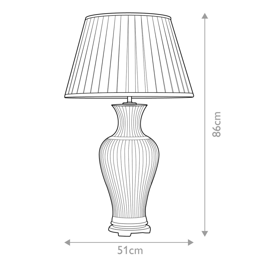 Elstead - Stona lampa DALIAN 1xE27/60W/230V